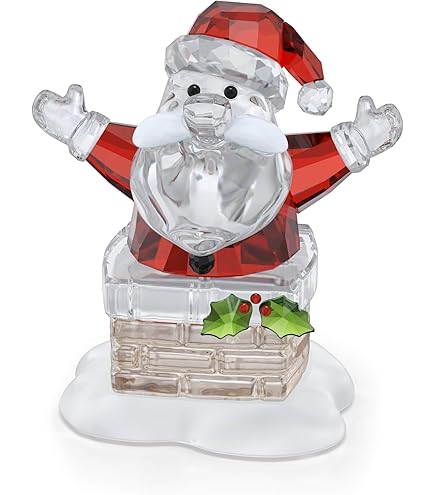 Amazon.com: Swarovski Santa's Elf On Sleigh Dark Multicolor One